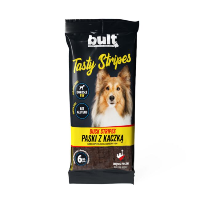 Bult - Tasty Stripes 60 g - paski z kaczką dla psa