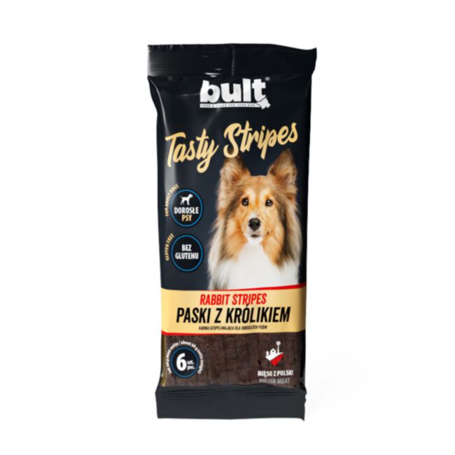 Bult - Tasty Stripes 60 g - paski z królikiem dla psa