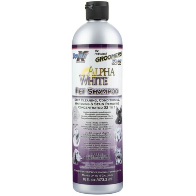 Double K Alpha White 473 ml - szampon do białego włosa 