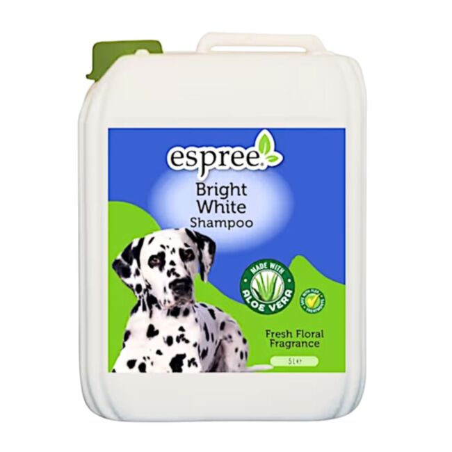 Espree Bright White 5 l - szampon intensyfikujący biały kolor sierści