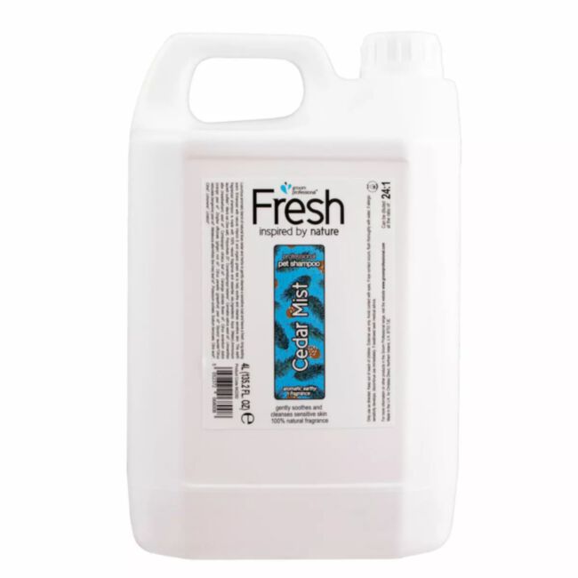 Groom Professional Fresh Cedar Mist Shampoo 4 l - Szampon do wrażliwej sierści bogaty w witaminę E