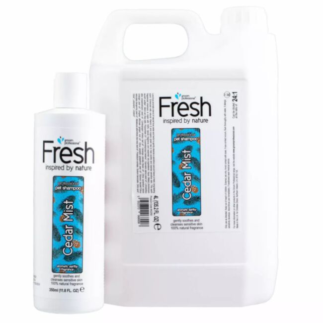 Groom Professional Fresh Cedar Mist Shampoo - Szampon do wrażliwej sierści bogaty w witaminę E