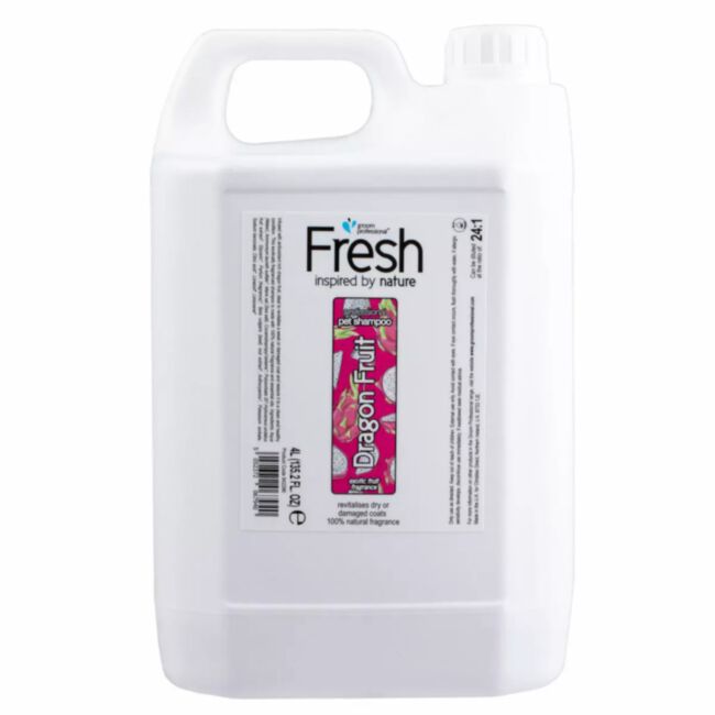 Groom Professional Fresh Dragon Fruit Shampoo 4 l - szampon do słabej i przesuszonej sierści