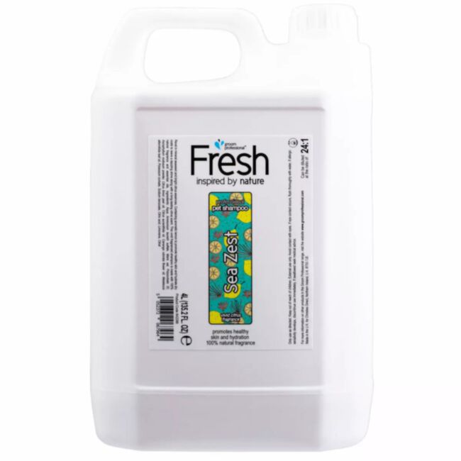 Groom Professional Fresh Sea Zest Shampoo 4 l - szampon nawilżający, usuwający nieprzyjemny zapach