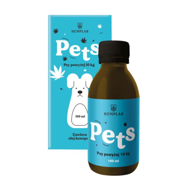 Hemplab Pets olejek konopny 100 ml dla psów powyżej 10 kg