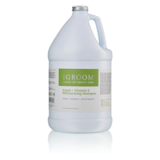 iGroom Argan + Vitamin E Moisturizing Shampoo 3,8 l - szampon nawilżajacy
