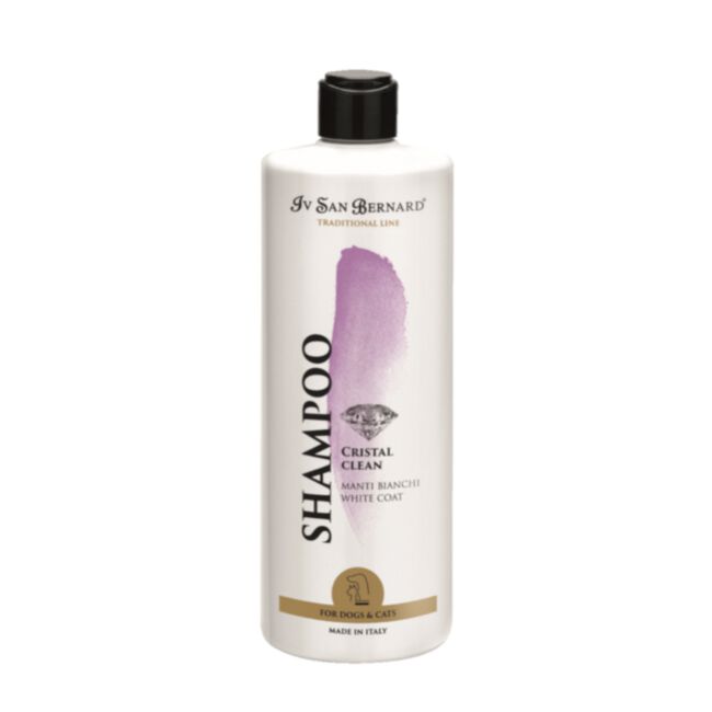 Iv San Bernard Cristal Clean Shampoo 500 ml - szampon do białej sierści usuwający przebarwienia