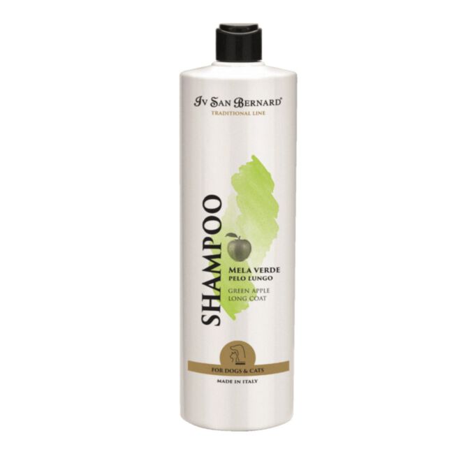 Iv San Bernard Green Apple Shampoo 1 l - szampon do sierści długiej z zielonym jabłkiem