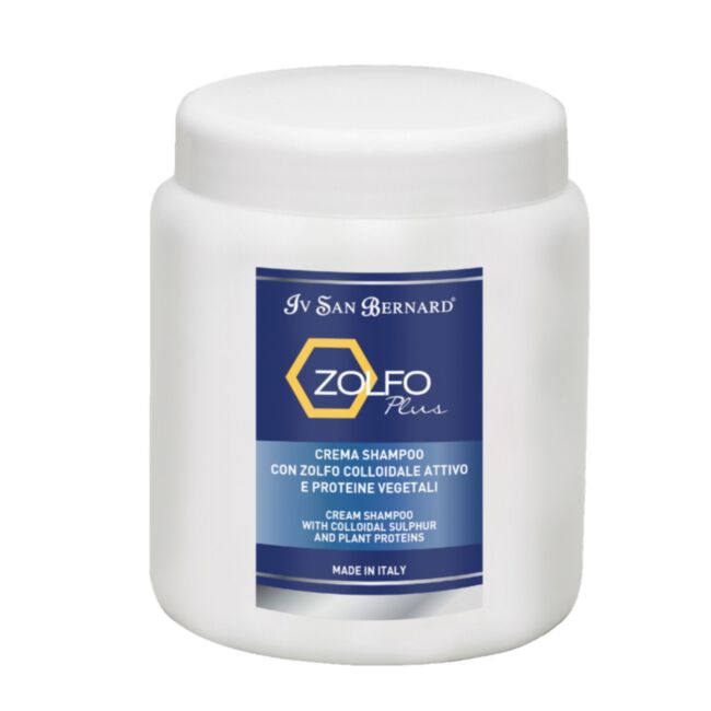 Iv San Bernard Mineral Complex Zolfo Plus Cream Shampoo 1 l - szampon leczniczy i przeciwłupieżowy w kremie