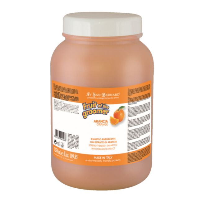 Iv San Bernard Orange Shampoo 3,25 l - szampon wzmacniający i przeciwłojotokowy ze skórką pomarańczy