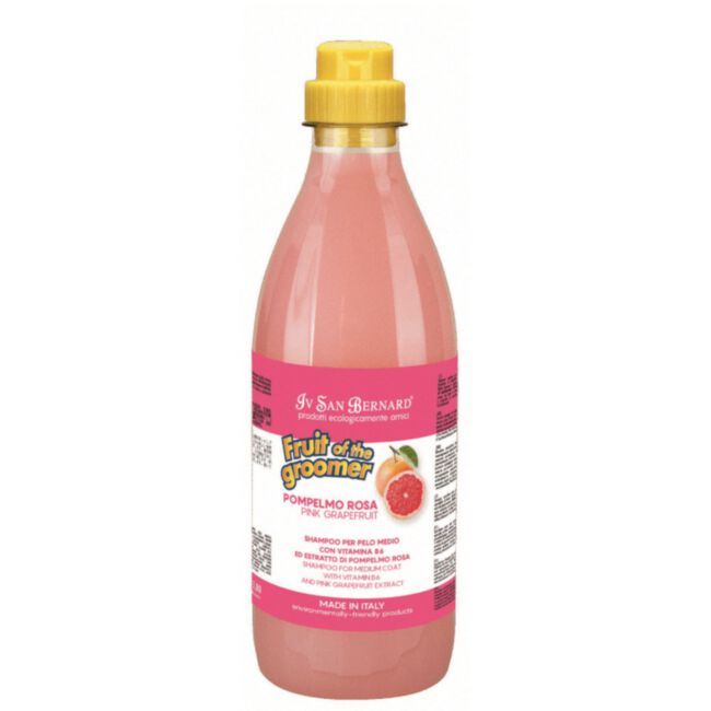 Iv San Bernard Pink Grapefruit Shampoo 1 L - szampon z grejpfrutem do sierści średniodługiej
