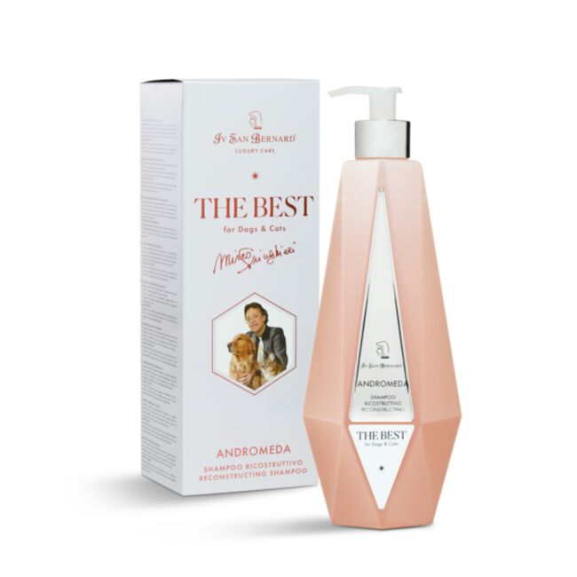 Iv San Bernard The Best Andromeda Shampoo 550 ml - szampon regeneracyjny z diką różą dla psów i kotów
