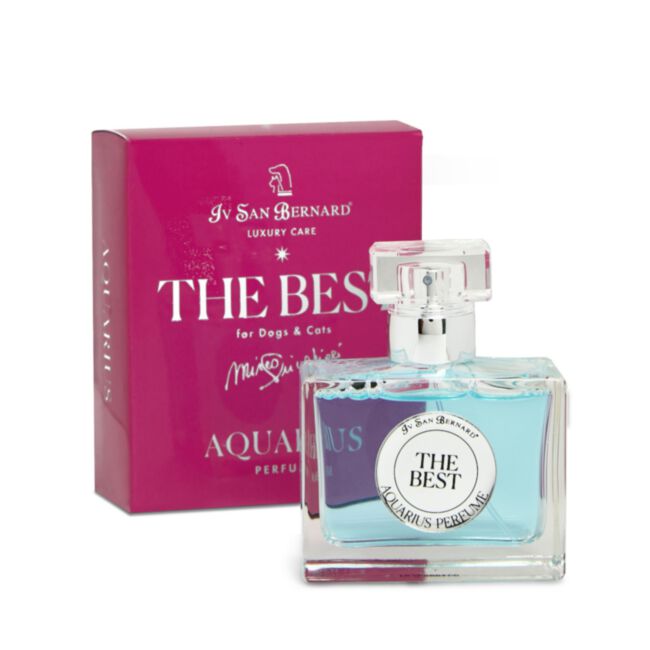 Iv San Bernard The Best Aquarius Perfume 50 ml - perfumy bezalkoholowe o nucie cytryny, lawendy i piżma dla psów i kotów