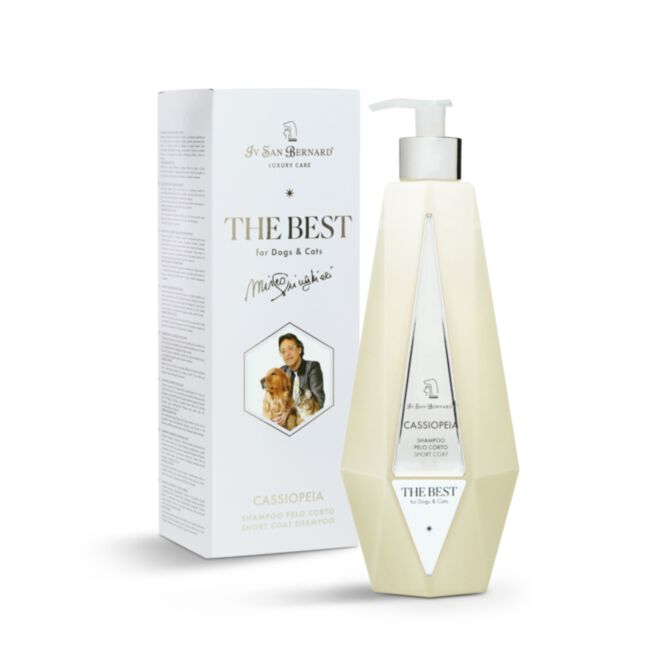 Iv San Bernard The Best Cassiopeia Shampoo 550 ml - szampon do sierści krótkiej z akacją dla psów i kotów