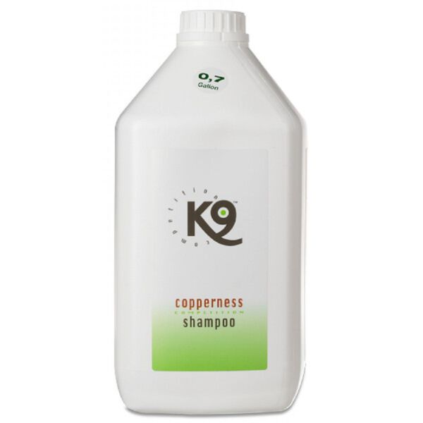 K9 Copperness Shampoo 2,7 l - szampon dla sierści brązowej i rudej