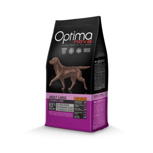  Próbka Optimanova Adult Large Breed Chicken & Rice 100 g - karma dla dorosłych psów dużych ras