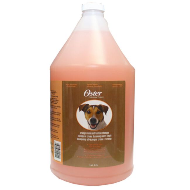 Oster Orange Creme Extra Clean Shampoo 3,8 l - szampon pomarańczowy do każdego typu sierści