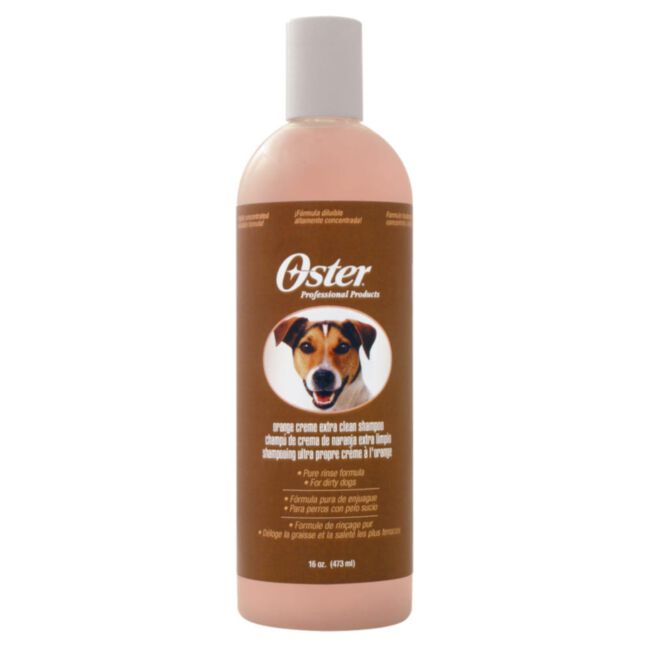 Oster Orange Creme Extra Clean Shampoo 473 ml - szampon pomarańczowy do każdego typu sierści