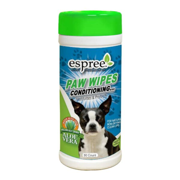 Espree Paw Wipes Conditioning 50 szt. - chusteczki do czyszczenia i pielęgnacji łap