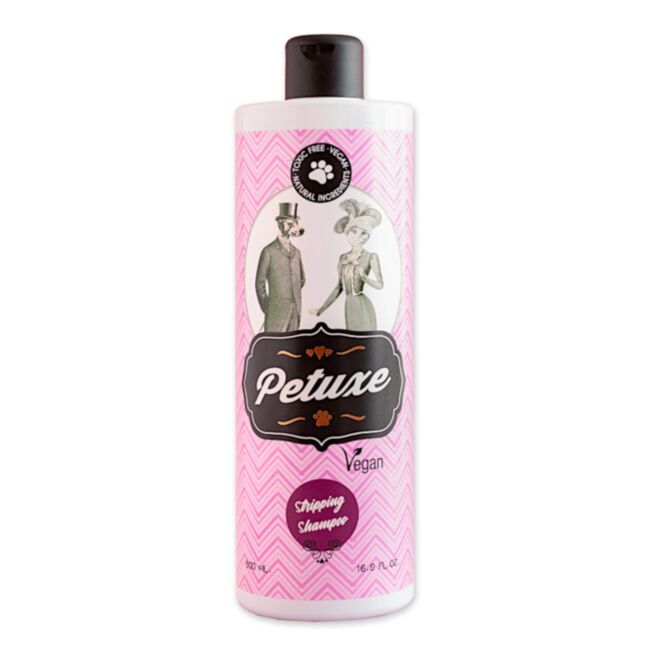 Petuxe Stripping Shampoo 500 ml - łagodzący szampon po trymowaniu, dla ras szorstkowłosych