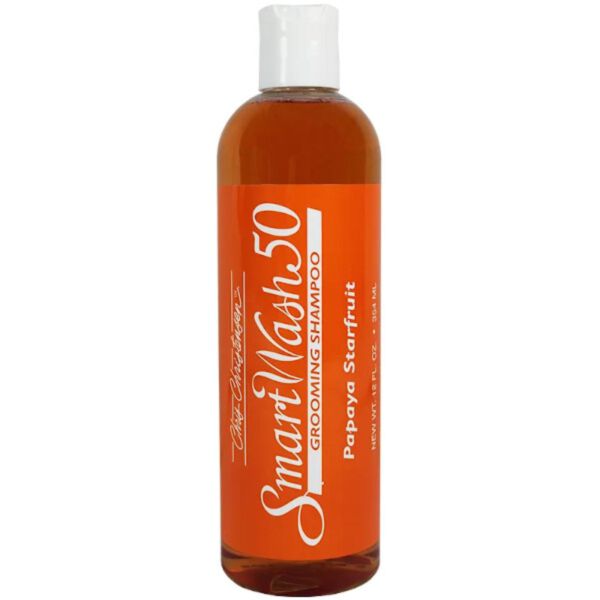 Chris Christensen Smart Wash 50 Papaya Starfruit Shampoo - skoncentrowany szampon 50:1, głęboko oczyszczający o zapachu papai 355 ml