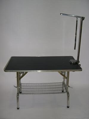 Stół trymerski 95cm x 55cm z regulacją wysokości i wysięgnikiem w komplecie