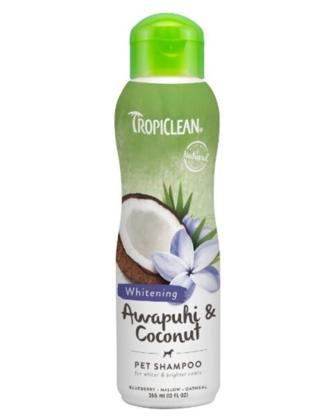 Tropiclean Awapuhi Coconut Shampoo 355 ml - szampon dla białych psów i kotów 