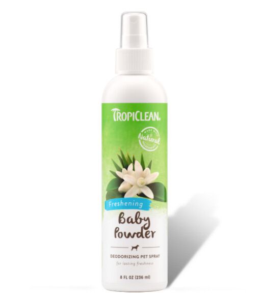 Tropiclean Baby Powder Deodorizing Pet Spray 236 ml - preparat zapachowy pudrowy