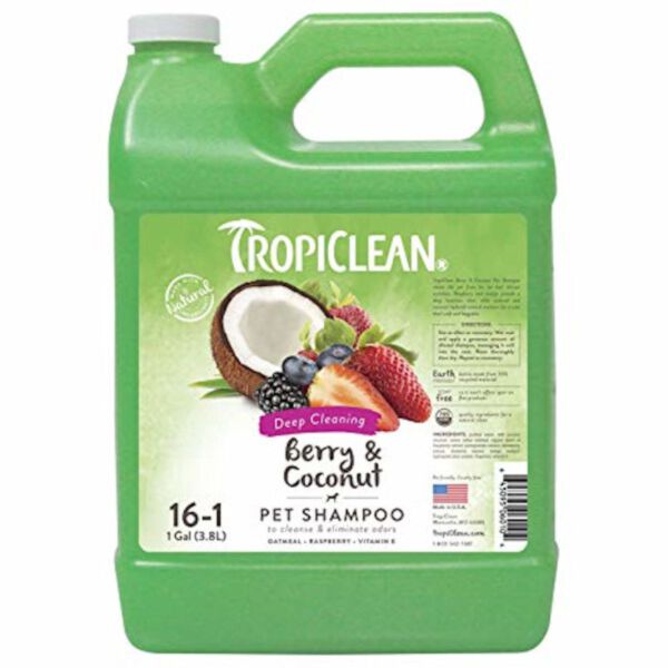 Tropiclean Berry Coconut Shampoo 3,8 l - szampon oczyszczający dla psów i kotów