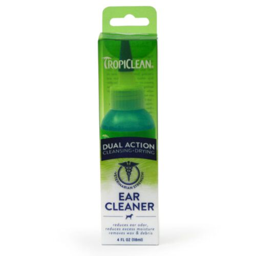 Tropiclean Dual Action Ear Cleaner 118 ml - preparat do czyszczenia uszu dla psa i kota