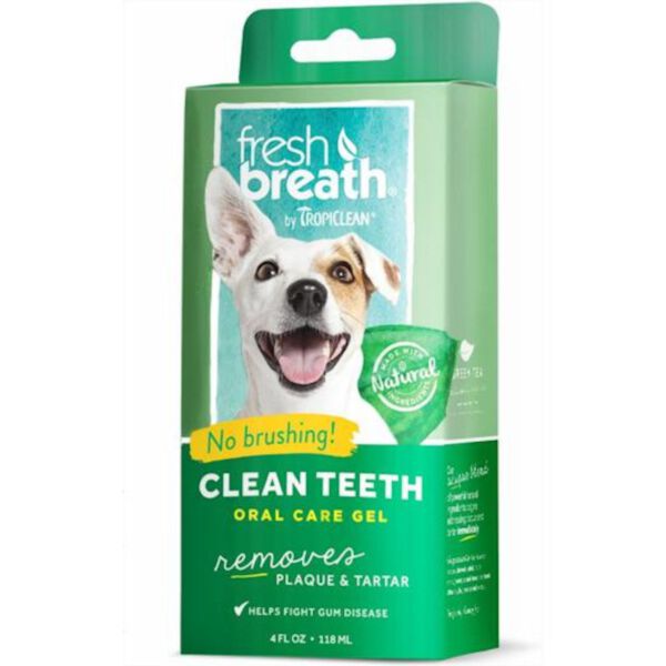 Tropiclean Fresh Breath Clean Teeth Gel 118 ml - żel do higieny jamy ustnej psa i kota