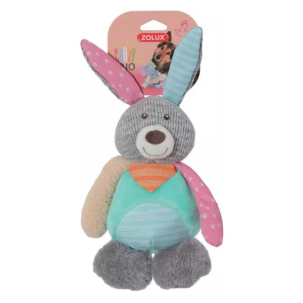 Zolux - zabawka pluszowa z dźwiękiem crazy jojo, królik