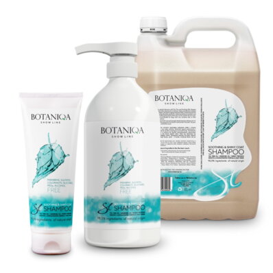 Botaniqa Show Line Soothing & Shiny Coat Shampoo - szampon dla wrażliwej skóry, nabłyszczający
