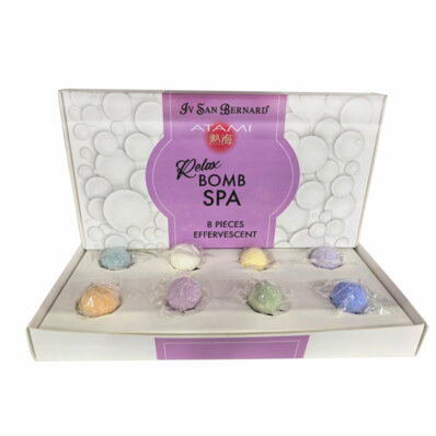 Iv San Bernard Atami Relax Bomb SPA - zestaw 8 kul musujących do kąpieli SPA 1