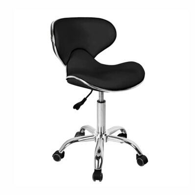 Active Gabbiano Q-4599 - krzesło groomerskie z oparciem czarne 1