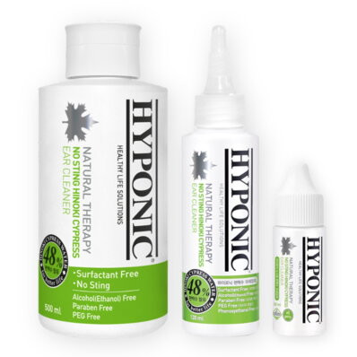 Hyponic No Sting Hinoki Cypress Ear Cleaner - płyn do uszu z cyprysikiem tępołuskowym