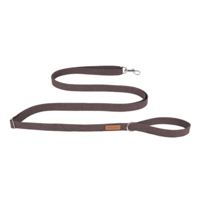 Amiplay Cotton - smycz regulowana Easy Fix dla psów brązowa 1