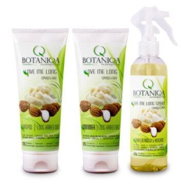 Zestaw kosmetyków Botaniqa Love Me Long dla psów długowłosych, 3x250 ml