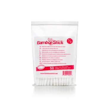 Patyczki BambooStick do czyszczenia uszu dla małych i średnich psów S/M 50 szt.