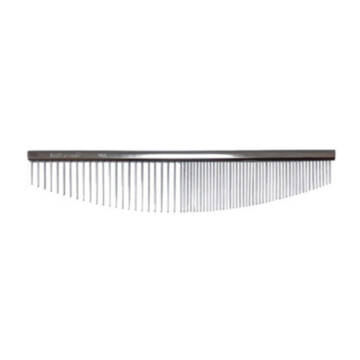 Chris Christensen Crescent Coarse/Fine  grzebień półksiężyc ze stopniowaną długością zębów 16 cm