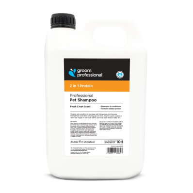 Groom Professional 2 in 1 Protein Shampoo 4 l - szampon i odżywka z proteinami w jednym
