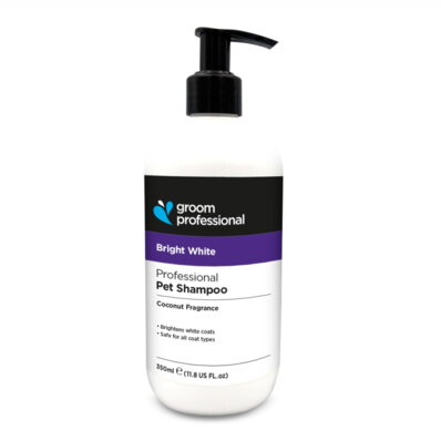 Groom Professional Bright White Shampoo 350 ml - szampon do jasnej sierści