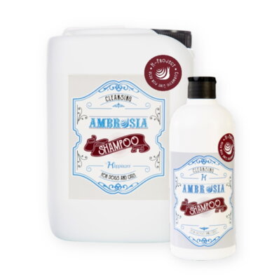 H-Project Line Ambrosia Shampoo - szampon oczyszczająco-nawilżający z keratyną i śluzem ślimaka