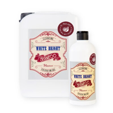H-Project Line White Bright Shampoo - szampon rozświetlający dla psów i kotów