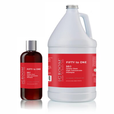 iGroom Fifty to One Gentle Clean High Concentrate Shampoo - delikatny szampon dla psów i kotów skoncentrowany 50:1