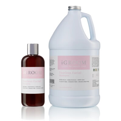 iGroom Tearless Facial Shampoo - hipoalergiczny, łagodny szampon nawilżający i oczyszczający