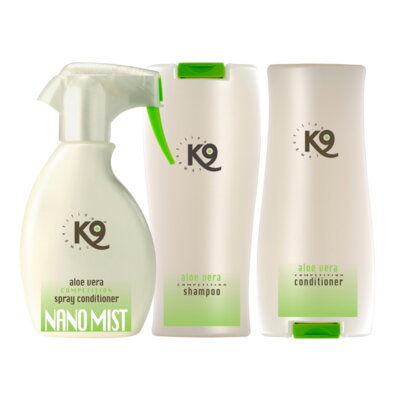 K9 Aloe Vera + Nano Mist zestaw kosmetyków z aloesem do wrażliwej skóry