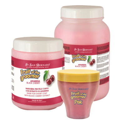 Iv San Bernard Black Cherry Mask - maska nawilżająca i rewitalizująca z czereśnią dla psa i kota 1
