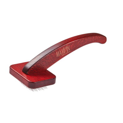 Maxi Pin Slicker Brush - szczotka pudlówka mała z drewna bukowego 1