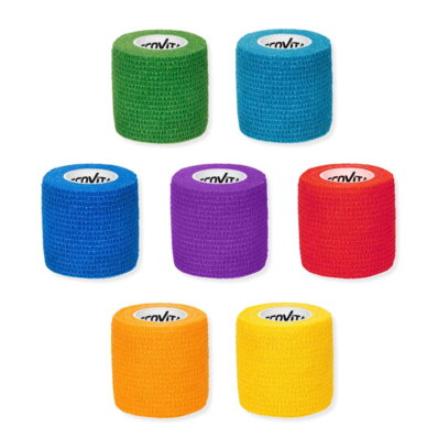 Recovital bandaż kohezyjny 5 cm x 4,5 m elastyczny, samoprzylepny